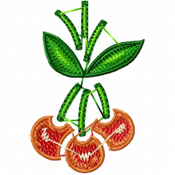 Cherry Embroidery Design 5 Cherry Embroidery Design 5